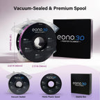 EONO3D Matte TPU Filament 1.75mm, 1kg - Shore 95A Flexible & Durable TPU, Matte Purple, Low-Gloss Matte Finish, Minimal Layer Lines, for Phone Cases, Wearables & Functional Parts