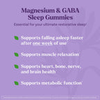 Natrol Sleep & Restore Magnesium Glycinate Blend Gummies, Magnesium for Sleep Aids for Adults, Melatonin-Free, Cherry Flavored, 30 Day Supply