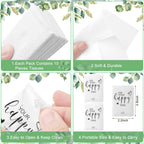 Spiareal 50 Pcs Happy Tears Tissues for Wedding 3 Ply for Your Happy Tears Tissues Packs for Guests Individual Mini Travel Size Pocket Paper for Wedding Party Favor Graduation