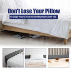 HOMBYS Wedge Pillow Headboard for Bed Gap,Foldable Bed Wedge Gap Filler King Size,Matterss Gap Filler,Multi Functional Bed Crack Pillow, Fill The Gap (0-7") Between Your Headboard and Mattress,Grey