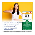 Country Life Gut Connection Digestive Balance – Prebiotic & Digestive Enzyme Supplement for Gut Health, Bloating Relief, and Improved Bowel Movements – Gluten-Free, Vegan, Non-GMO, 60 Capsules