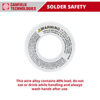 Canfield 60/40 solder for stained glass 4 Lb. Pack