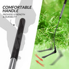 Walensee 39in Serrated Steel Scythe, Grass Whip for Tall Grass & Weeds
