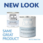 Rust-Oleum 287722 Chalked Ultra Matte Interior Paint, 30 oz, Matte Clear Topcoat