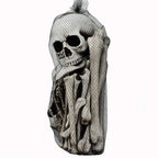 XONOR 28 Pieces Skeleton Bones and Skull for Halloween Decor or Spooky Graveyard Ground Decoration (28PCS)
