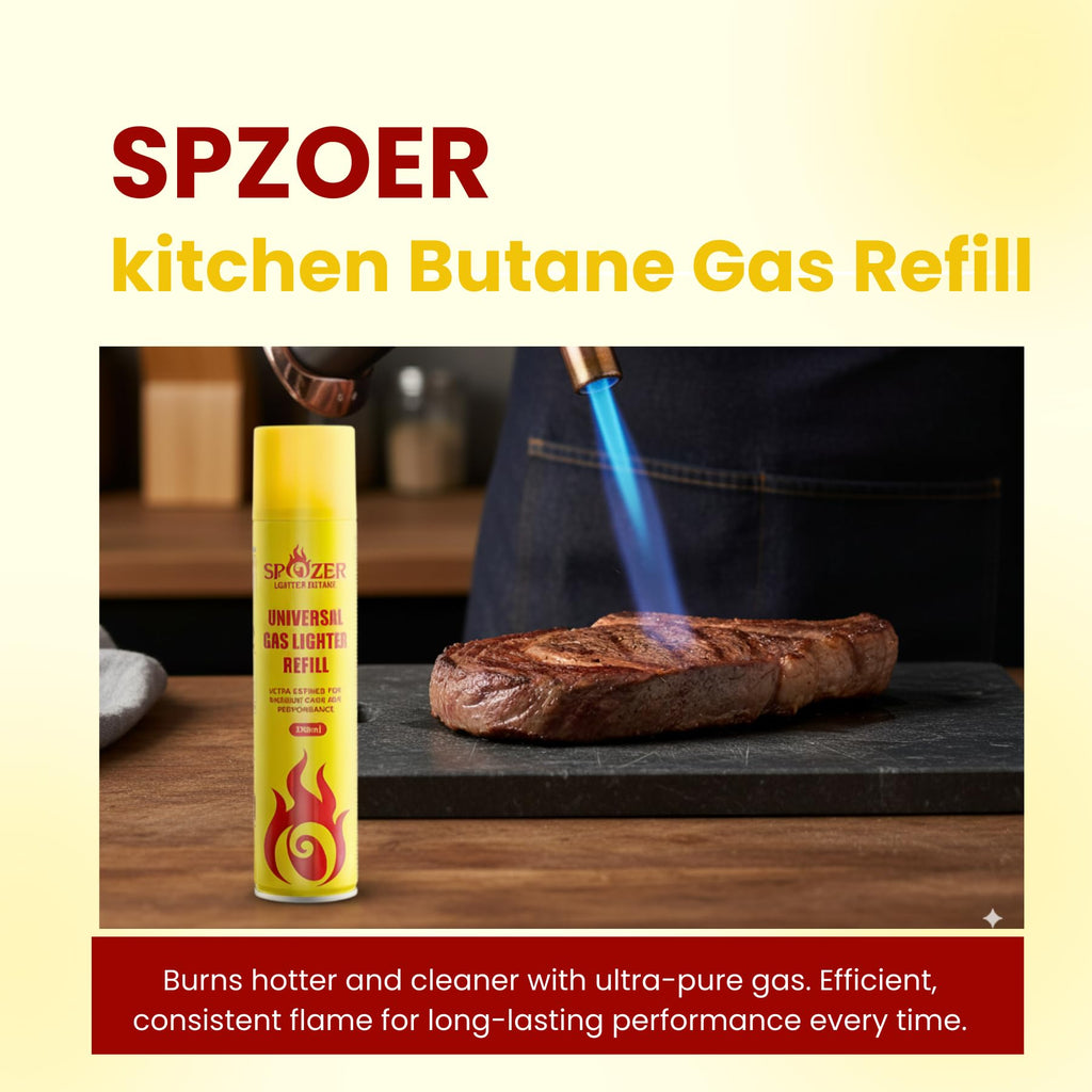 Spozer 36 Pack Torch Lighter Gas Refill Butane Universal Fluid Fuel Ultra Refined 300ml 10.14 Oz (3 Box)