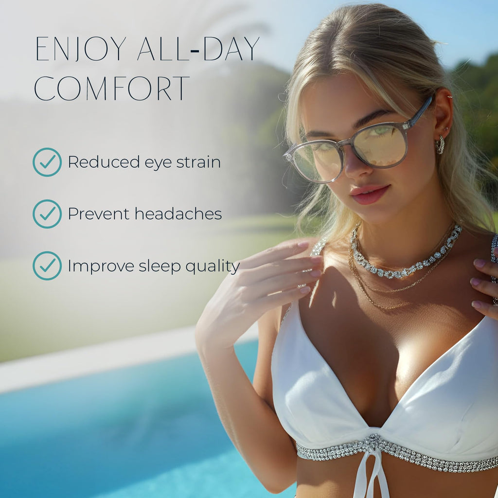 SEDLAK Blue Light Glasses, Lucid Light - Blue Light Blocking Glasses for Computer Use or Gaming Equipment - PC Gaming Accessories for Women and Men