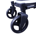 FOURPAW Dog Stroller for Medimu/Large Dogs - Easy Fold Dual Entry Pet Stroller with One-Foot Brake,Ideal up to 80 lbs.