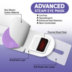 LumiDew Steam Eye Mask, Self Heating Heated Eye Mask for Sleep, Warm Compress for Eyes, Moist Heat for Dry Eye Relief, Stye Eye Treatment, Spa, Travel Essentials, Unscented 16 Pack