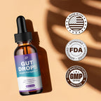 Indelo Gut Drops Healthy Formula – GutDrops All Natural Healthy Levels - Extra Strength Liquid, Reviews (1 Pack – 1 Month Supply)