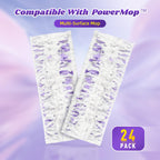 24 Pack Disposable Mop Pads for Power Mop™ Multi-Surface Mop, Floor Cleaning Replacement Mopping Pads Refills