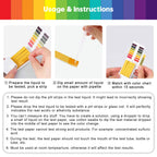 HomEnjoy 7 Pack pH Test Strips, 560 Strips pH 1-14 Universal Litmus Paper