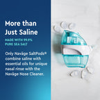 Navage® Salt Pods Refills Daytime & Nighttime 3 30-Packs (45 Each Variety) - Morning & Night Congestion Relief, Designed for the Nose Cleaner, Sinus Rinse for Better Breathing Around The Clock
