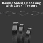 LNYEBN All-in-One Banding Strapping Kit with Poly Strapping Tensioner, 300ft Black PP Band, 100 Metal Seals, and Sealer Tools