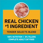 Purina ONE Tender Selects Dry Cat Food, Chicken, 16 lb Bag
