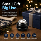 Flyfan Cold Massage Roller Ball, Small Gift for Teens, Men, Women, Boyfriend, Husband, Fitness Lovers, Stocking Stuffers,Handheld Muscle Roller Ball for Neck, Shoulders, Back, Calves & Feet