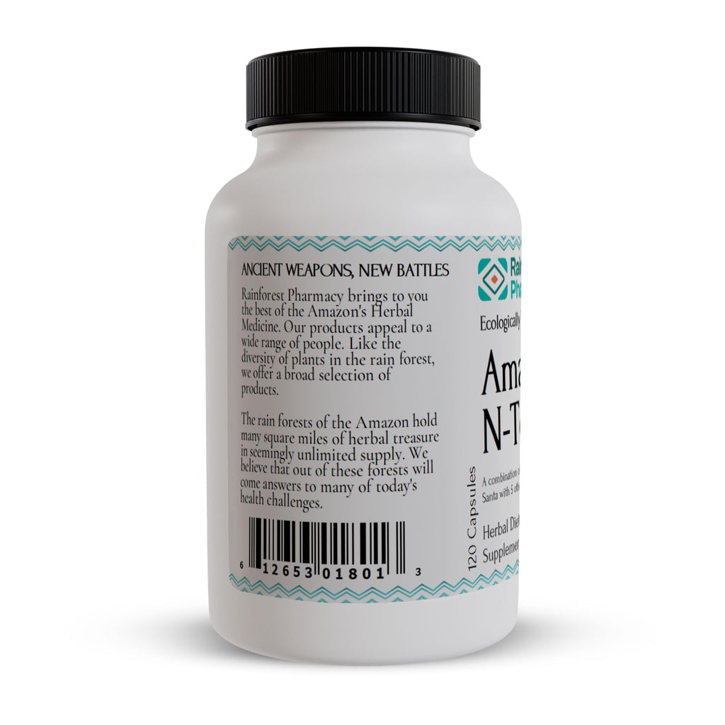 Rainforest Pharmacy N-Tense Soursop Graviola Capsules 500mg, 120 Count