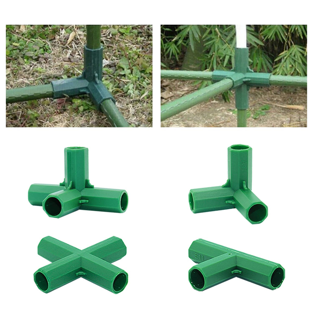 Bykswil Fitting 16MM Stable Support Greenhouse Frame Building Connector