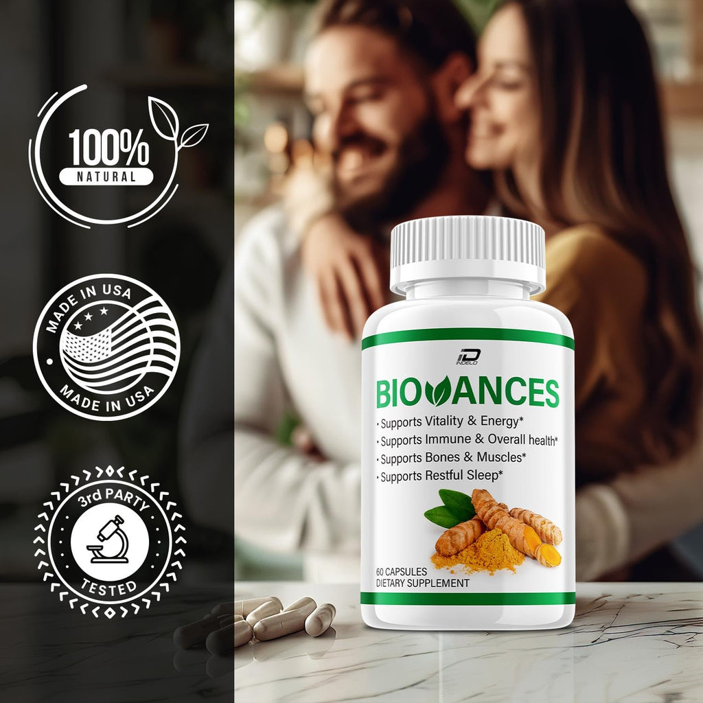 Biovances Capsules – Biovances Natural Blend Daily Health Supplements (2 Pack - 120 Capsules)
