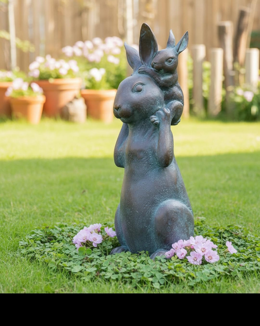 Newman House Studio Garden-Statues Bunny-Decor - Yard Proch Outdoor Décor