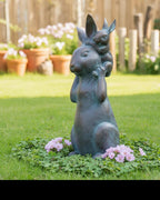 Newman House Studio Garden-Statues Bunny-Decor - Yard Proch Outdoor Décor