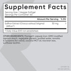 Sports Research® Pure Saffron Supplement, 30 mg - Mood & Stress Support - Made w/Affron® Saffron Extract - Vegan Certified · Non-GMO · Gluten Free – 60 Veggie Softgels