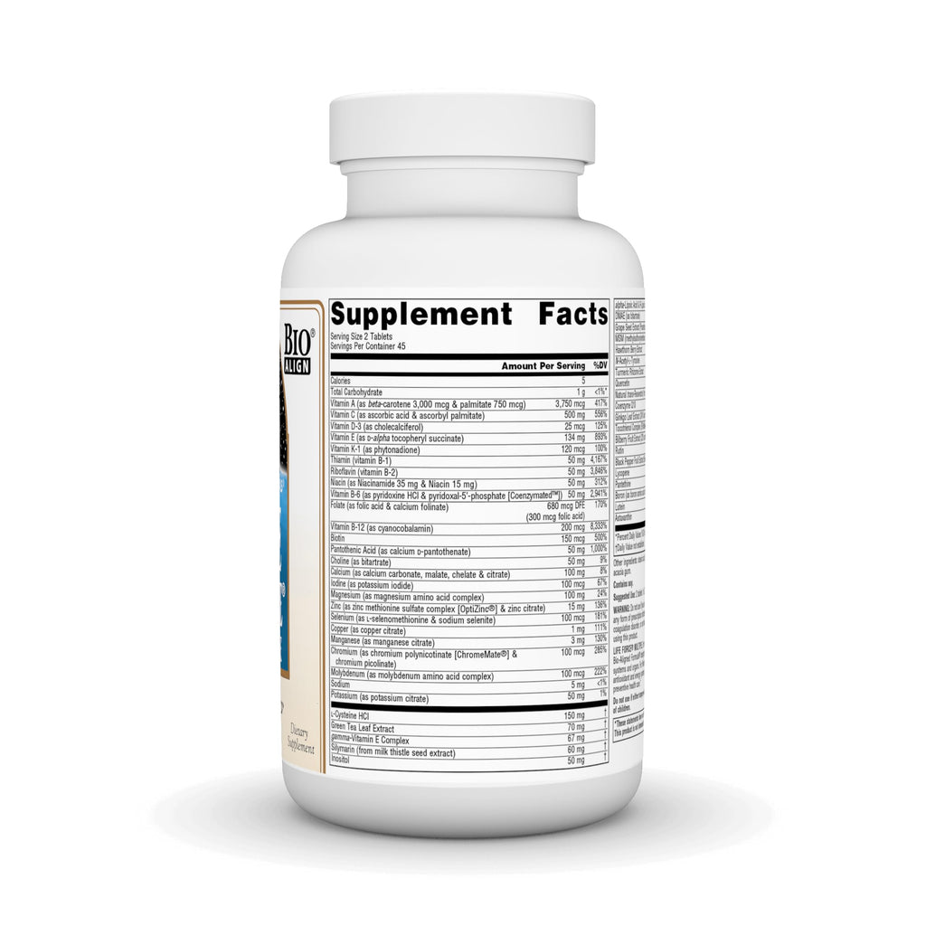 Source Naturals Life Force Multiple No Iron Energy Activator Complete Bio-Aligned Daily Vitamin - 90 Tablets