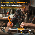 HARDELL Cordless Rotary Tool 3.7V with Universal Chuck, 5-Speed Mini Rotary Tool Kit with 71 Accessories, USB Charging, Multi-Purpose DIY Craft Tool for Sanding, Polishing, Drilling, Engraving(Orange)