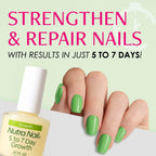Nutra Nail 5 to 7 Day Growth Treatment - Fast Keratin Nail Hardener & Nail Strengthener for Thin Nails, Brittle & Damaged (0.47 Fl Oz)