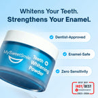 MySweetSmile Teeth Whitening Powder – 6 Month Supply – Removes Years of Coffee, Tea, Smoking & Ageing Stains – Dentist-Approved & Enamel-Safe – IndyBest Award-Winning Whitener – Fresh Mint Flavour