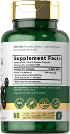Carlyle Aronia Berry Capsules | 180 Pills | Chokeberry Extract | Non-GMO & Gluten Free Supplement