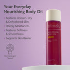 TriLASTIN Body Oil (3.4oz) | Vitamin-Infused Stretch Mark Oil | Body Serum for Scars, Stretch Marks, and Moisturizing | Paraben-Free and Hypoallergenic