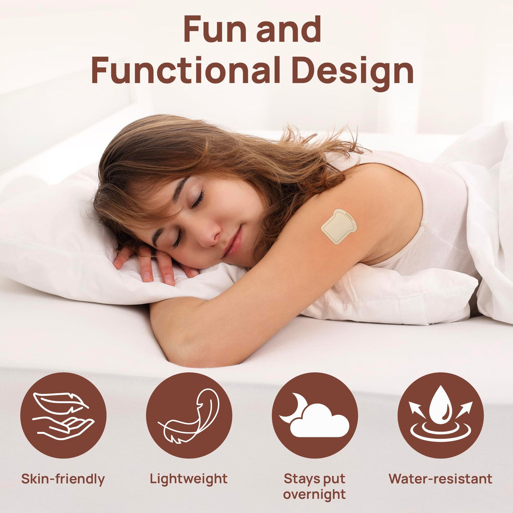 toastpatch Recovery Patches 40 Pack – Natural After Party Relief Patches with Vitamins & Herbal Extracts – Water-Resistant, Easy to Use, Latex-Free for Better Mornings After a Night Out