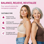 Vigority Menopause Comfort & Radiance Duo – Face Revitalizing Cream & Botanical Estrogen Comfort Cream – Daily Care for Mature Skin Hydration, Firmness & Overall Comfort During Midlife