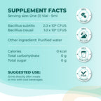 Gut Shields Liquid Spore Probiotic for Women, Men | Supports IBS, Gas, Bloating & Diarrhea | Improve digestive & immune system | 20 servings