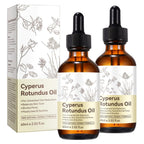 Premium Cyperus Rotundus Oil 2PCS - Reducing Body Hair Growth | 100% Pure Cyperus Rotundus Essential Oil for Smooth Skin & Hair Removal, 60ml