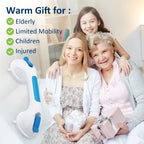 TAILI Shower Grab Bar, Suction Cup Grab Bars for Elderly, Grab Bars for Bathtubs and Showers, Shower Grab Bars for Seniors, Strong hold Suction Shower Grab Bar, No Drilling Removable Handicap Grab Bar