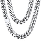 ChainsHouse Stainless Steel Mens Cuban Link Chain, 14mm, 20"