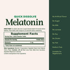 Nature's Bounty Melatonin, Promotes Relaxation & Sleep, 100% Drug Free Sleep Aid, 3 mg, 120 Quick Dissolve Tablets (Pack of 3)