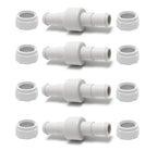 ATIE 280, 380, 180 Pool Cleaner Hose Swivel D20 and Hose Nut D15 Combo Kit Replacement For Zodiac Polaris 280, 380, 180 Pool Cleaners (4 Pack)