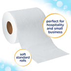 Cottonelle Professional Standard Roll Toilet Paper, Bulk (12456), Ultra CleanCare Bathroom Tissue, Clean Ripple Texture, White (48 Rolls of 170 Sheets, 8,160 Sheet Total)