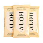ALŌH Sweet Orange Bergamot + Aloe Hand Sanitizer Wipes, Travel Size