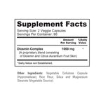 NusaPure Diosmin Complex 1,000mg per Serving 180 Veggie Caps (Non-GMO, Vegan) Citrus Aurantium