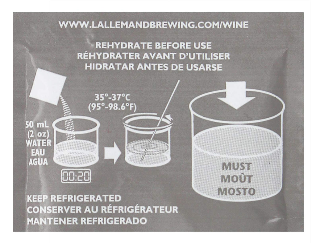 Lalvin EC-1118 Saccharomyces bayanus (10 Packs)