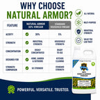 Natural Armor 30% Vinegar Concentrate - 1 Gallon (128 oz) w/Sprayer