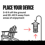 DynaTrap DT1050-AZSR 1/2 Acre Mosquito, Beetle & Flying Insect Trap, Mosquito Traps for Flies, Wasps, Gnats, Beetles & Flying Insects, Bug Zapper Alternative, Black