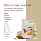 Young Living Thieves Fruit & Veggie Soak, 16 fl oz | Natural Home Care Cleanser | Gently Cleansing | Plant-Based | Infused with Water, Decyl Glucoside, Citric Acid, & Sodium Citrate