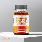 Pumpkin Seed Oil Gummies 4000mg Sugar Free Gummy Supplement with Pumpkin Seed Extract for Adults - Delicious Orange Flavor , Non GMO - Gluten Free , Vegan Supplement & USA Made (60 Capsules)