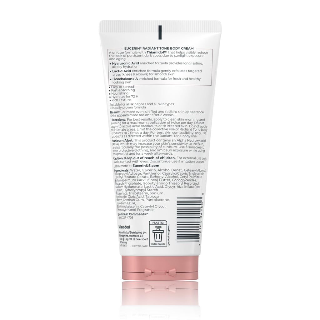 Eucerin Radiant Tone Dark Spot Corrector Body Cream, 7 OZ