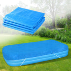6.7 × 10 FT Rectangular Pool Cover,Inflatable Swimming Pool Cover Fits Under 120"x80" Above Ground Pools,Rectangle Above Ground Swimming Pool Cover with Adjustable Drawstring